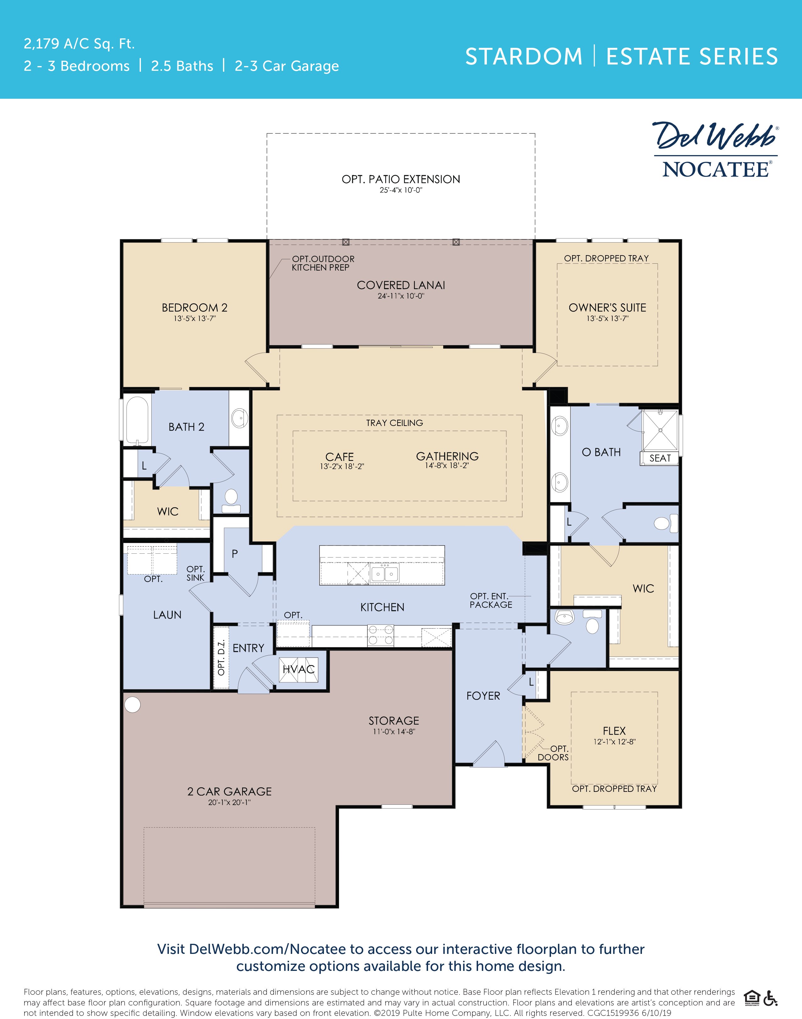 Stardom Floor Plan Del Webb Nocatee